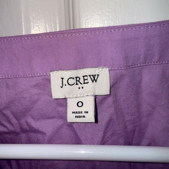 Like New J. Crew Wrap Sleeveless Dress Purple BR910 Tiered Cruise Beach Size:0 - Picture 3 of 7